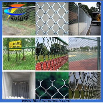 Galvanizado e PVC revestido Chain Link Esgrima para Stadium (CT-1)